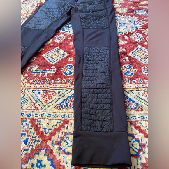 Altra Unisex Black Quilted Athletic Fleece Lined Joggers Men’s M/Women’s L - Picture 3 of 8